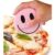Bitten Happy Sad Mood Pizza Cutter Colour: Pink