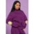 Samii Ryan Smiley® Purple Oversized Hoodie Size: L Colour: Purple