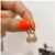 Bracha Smiley Huggies Gold Hoop Earrings