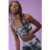 Electric & Rose Allegra Tie Dye Sports Bra Size: M Colour: Black