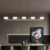 Aluminum Acrylic Chandelier with Three-Colour Changing