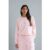 Brunette The Label “Be Kind” All Over Floral Perfect Crew Sweater Colour: Pink Size: L/XL