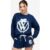 Wildfox 90s Crest Cody Sweatshirt Size: L Colour: Blue