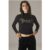 Juicy Couture 25th Anniversary Mock Neck Tee Size: L Colour: Black