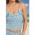 Daisy Street Ruffle Detail Bubble Lace Cami Top Size: 12 Colour: Blue