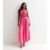 Hot Pink Ruched Bandeau Top