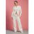 Daisy Street x Paul Frank Fold Over Flared Knit Trousers Colour: Cream Size: L