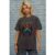 Daisy Street Journey Washed Band T-Shirt Colour: Black Size: 8