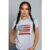 Daisy Street Applique USA Flag T-Shirt Size: 6 Colour: Grey