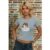 Daisy Street Gilmore Girls Washed Baby Tee Colour: Blue Size: 8