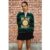 Paul Frank x Daisy Street Varsity Rugby Top Colour: Green Size: L