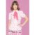 Barbie X Unique Vintage 1970s Pink Barbie Floral Print Bow Blouse Colour: Pink Size: M