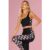 Beach Riot Tessa Fantasy Star Gym Crop Top Size: L Colour: Black