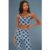 Beach Riot Leah Disco Star Gym Crop Top Size: S Colour: Blue