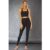 Beach Riot Piper Gunmetal Houndstooth Leggings Size: S Colour: Black