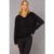 Beach Riot Joey Houndstooth Knit Sweater Size: S Colour: Black