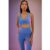 Beach Riot Mindy Gym Top in Imperial Two Tone Rib Size: L Colour: Purple