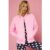 Beach Riot Flight Jacket Prism Pink Heart Size: L Colour: Pink