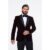 Cavani Rosa Wine Velvet Blazer