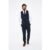 Marc Darcy Eton navy tweed waistcoat