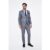 Marc Darcy Jerry Grey Check Three piece Suit