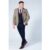Marc Darcy Ted Tan Tweed Check Blazer