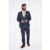 Jenson – Marine Check Suit With Double Breasted Waistcoat