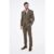 House of Cavani Gaston Sage Tweed Three Piece Suit