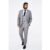 Ross – Grey Check Three Piece Suit