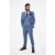 House of Cavani Wells Blue Tweed Slim Fit Suit