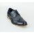 Cavani Horatio Navy tweed brogue shoes