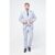 Caridi Sky Short Check Three Piece Suit