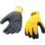 DeWalt Yellow Knit Back Latex Gloves Yellow / Grey L