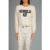 Wildfox Single AF Pyjamas as seen on Malin Andersson Colour: White Size: L