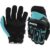 Makita Advanced Impact Demolition Gloves Black / Blue L Pack of 1