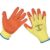 Sealey Worksafe Super Grip Gloves Orange L Pack of 6
