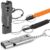 Loud Stainless Steel Whistle With Paracord Lanyard String (2 Pack)