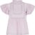 Ruby Flutter Sleeve Lurex Blouse In Lilac