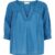 Eloise V-Neck Lurex Blouse In Blue