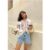 Dina V-Neck Embroidered Shirt In Cream