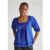 Rhea Square Neck Embroidered Blouse In Blue