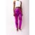 Lupe Magenta Metallic Trousers