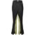 Aida Black Faux-Leather Trouser