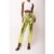 Lupe Mint Green Metallic Trousers