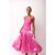 Alexa Pink Metallic Puffball Dress