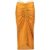Daisy Orange Crochet Maxi Skirt