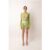 Ida Green Chainmail Net Rhinestone Mini Dress
