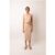 Marrakech Beige Halter Knit Midi Dress