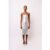 Hudson Silver Metallic Bandeau Midi Dress
