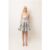 Lolly Silver Metallic Mini Dress